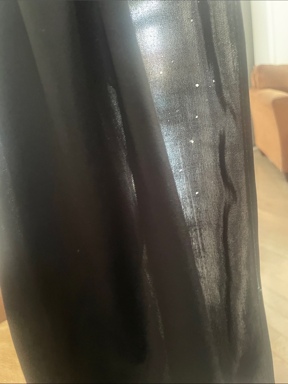 Classic Black Lightweight Unisex Long Scarf - Picture 7 of 10